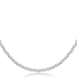 ENEWTON DESIGN Classic 3mm Bead Chain 15" Choker Necklace - Silver