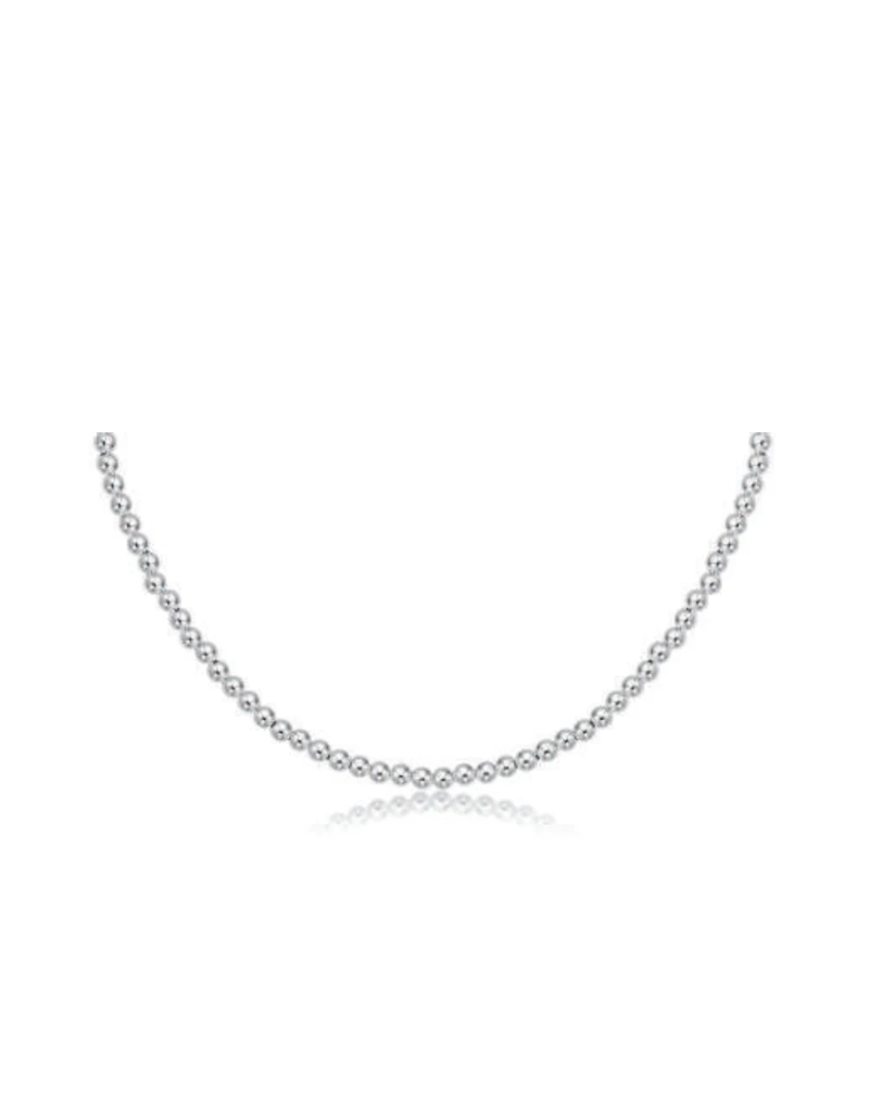 ENEWTON DESIGN Classic 3mm Bead Chain 15" Choker Necklace - Silver