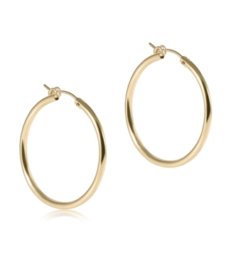 ENEWTON DESIGN Smooth Round 1.25" Hoop Earring - Gold