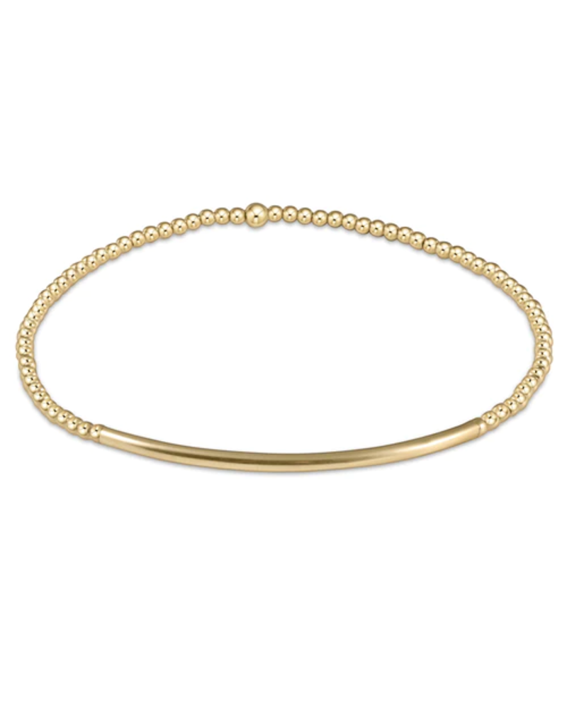 ENEWTON DESIGN Gold Classic 2mm Bead Bracelet - Gold Bliss Bar