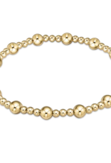 ENEWTON DESIGN Classic Sincerity Pattern 5mm Bead Bracelet - Gold ENEWTON DESIGN Classic Sincerity Pattern 5mm Bead Bracelet - Gold