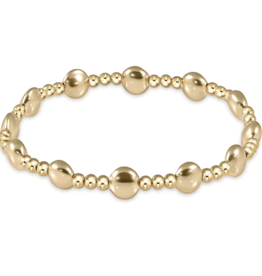 ENEWTON DESIGN Honesty Sincerity Pattern 6mm Bead Bracelet - Gold