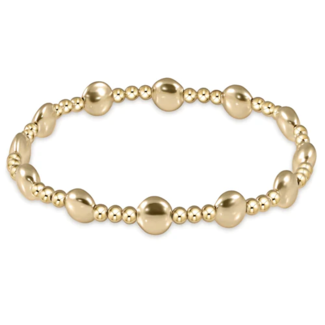 ENEWTON DESIGN Honesty Sincerity Pattern 6mm Bead Bracelet - Gold