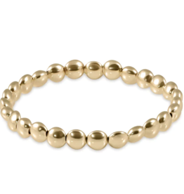 ENEWTON DESIGN Honesty 6mm Pattern Bead Bracelet - Gold
