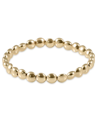 ENEWTON DESIGN Honesty 6mm Pattern Bead Bracelet - Gold