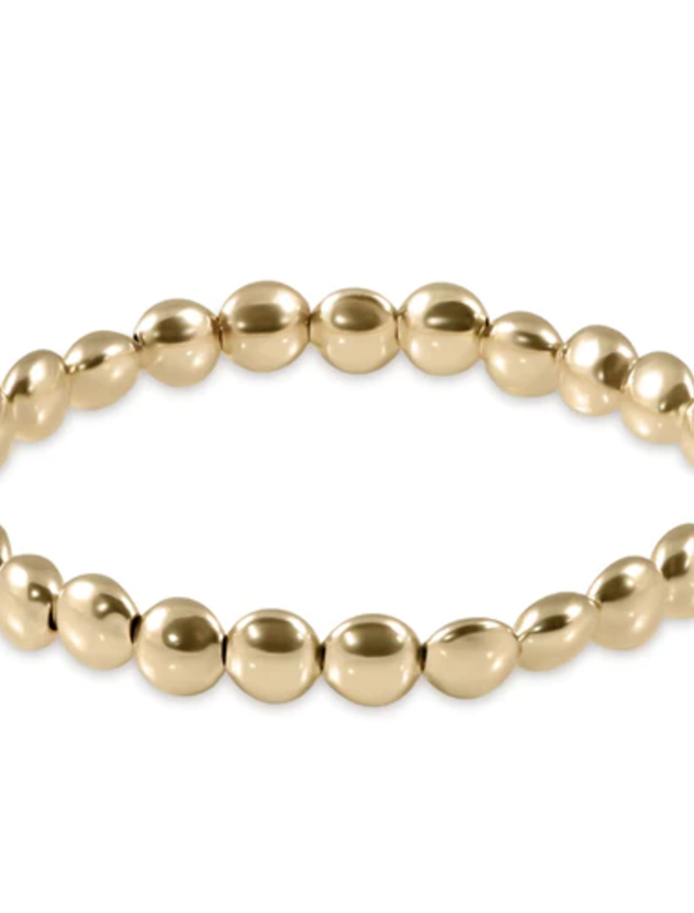 ENEWTON DESIGN Honesty 6mm Pattern Bead Bracelet - Gold