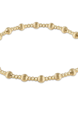 ENEWTON DESIGN Dignity Sincerity Pattern 4mm Bead Bracelet - Gold