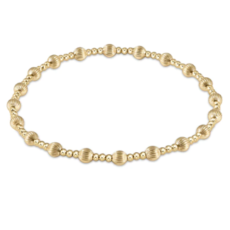 ENEWTON DESIGN Dignity Sincerity Pattern 4mm Bead Bracelet - Gold