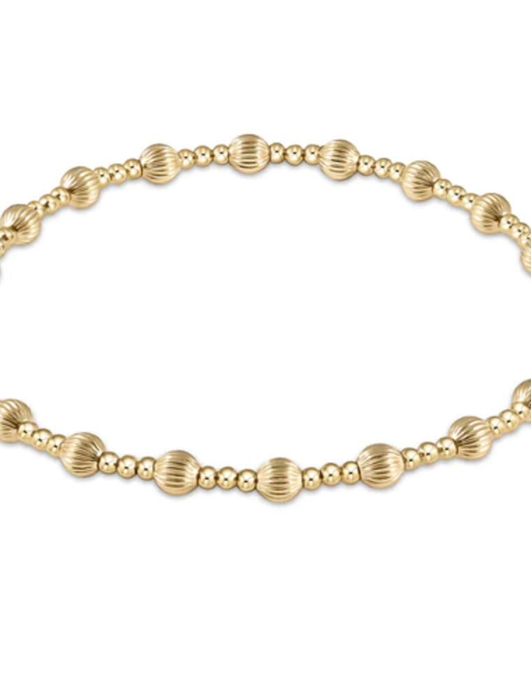 ENEWTON DESIGN Dignity Sincerity Pattern 4mm Bead Bracelet - Gold