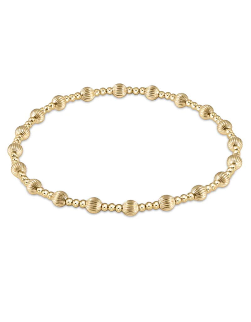 ENEWTON DESIGN Dignity Sincerity Pattern 4mm Bead Bracelet - Gold