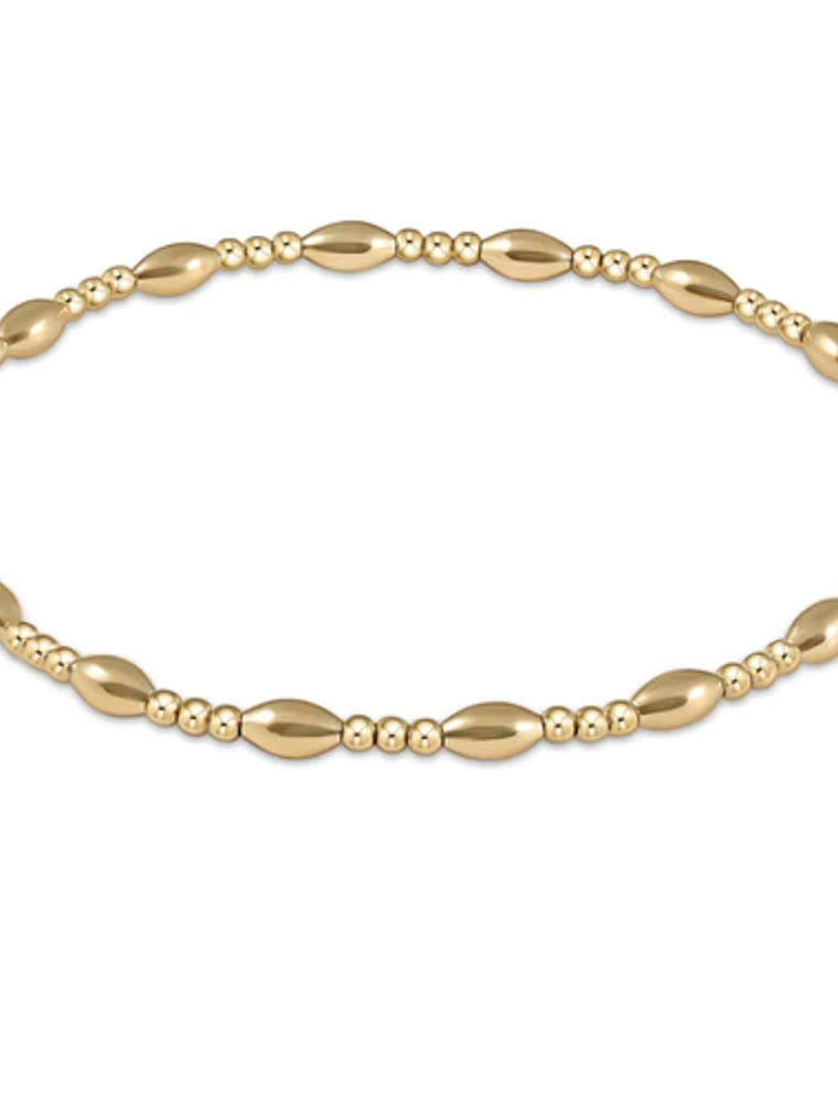 ENEWTON DESIGN Harmony Sincerity Pattern 2mm Bead Bracelet - Gold