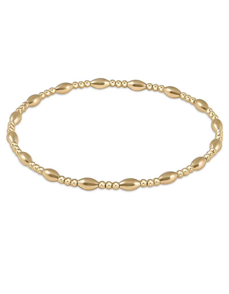 ENEWTON DESIGN Harmony Sincerity Pattern 2mm Bead Bracelet - Gold