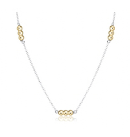 ENEWTON DESIGN Joy Simplicity 3mm Bead Chain 17" Necklace - Mixed Metal
