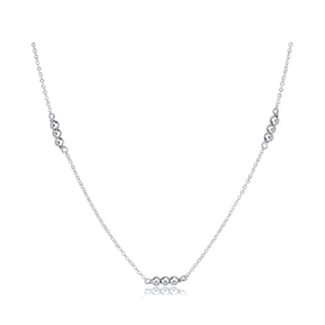 ENEWTON DESIGN Joy Simplicity 3mm Bead Chain 15" Necklace - Silver