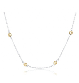 ENEWTON DESIGN Simplicity 4mm Bead Chain 17" Necklace - Mixed Metal