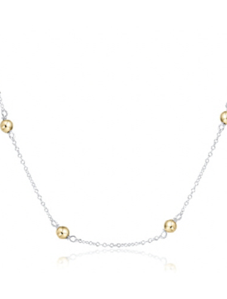 ENEWTON DESIGN Simplicity 4mm Bead Chain 17" Necklace - Mixed Metal