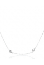 ENEWTON DESIGN Simplicity 4mm Bead Chain 17" Necklace - Silver
