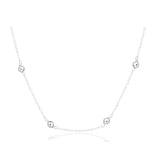 ENEWTON DESIGN Simplicity 4mm Bead Chain 17" Necklace - Silver