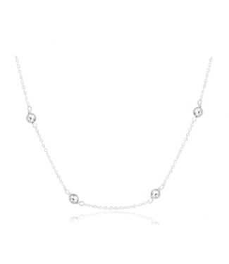 ENEWTON DESIGN Simplicity 4mm Bead Chain 17" Necklace - Silver