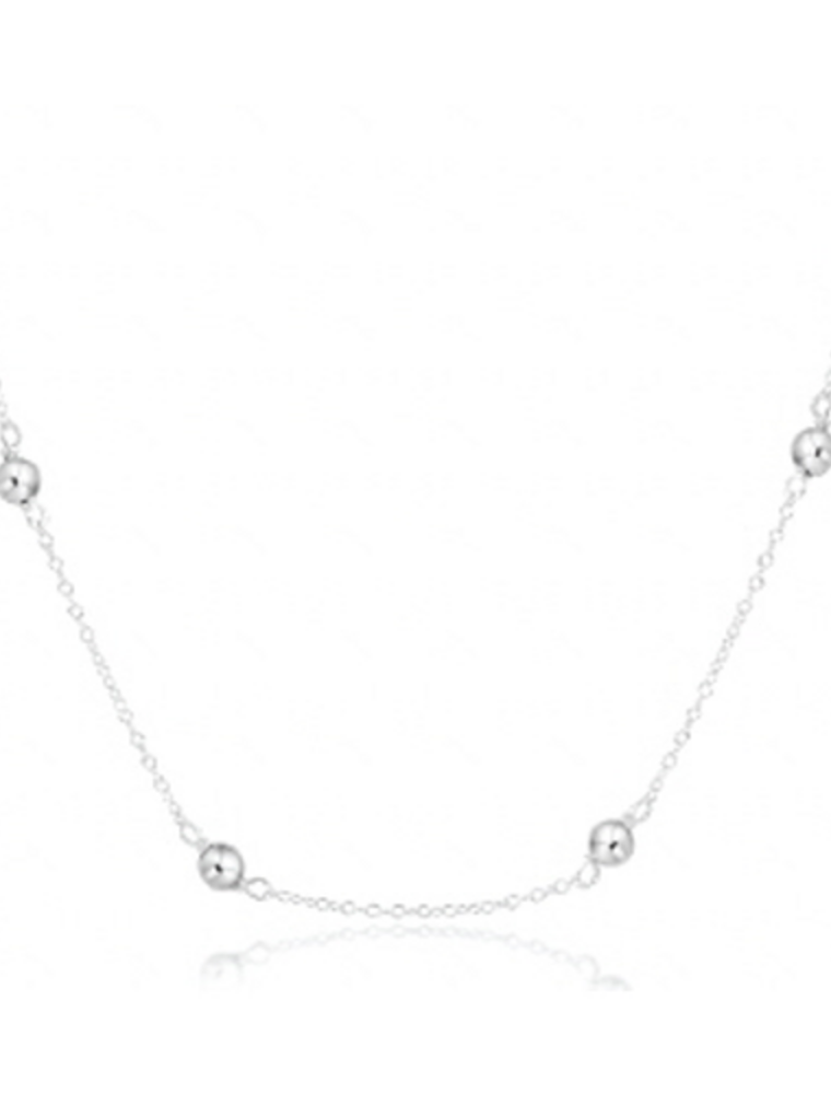 ENEWTON DESIGN Simplicity 4mm Bead Chain 17" Necklace - Silver