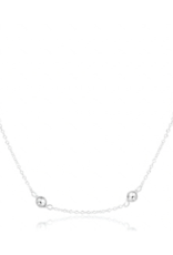 ENEWTON DESIGN Simplicity 4mm Bead Chain 15" Necklace - Silver ENEWTON DESIGN Simplicity 4mm Bead Chain 15" Necklace - Silver