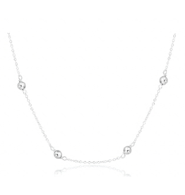 ENEWTON DESIGN Simplicity 4mm Bead Chain 15" Necklace - Silver