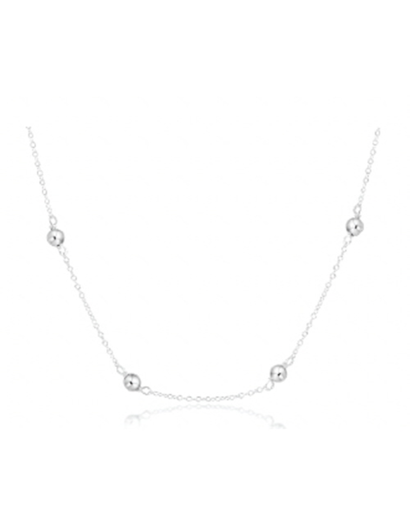 ENEWTON DESIGN Simplicity 4mm Bead Chain 15" Necklace - Silver