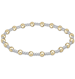 ENEWTON DESIGN Classic Sincerity Pattern 4mm Bead Bracelet - Mixed Metal