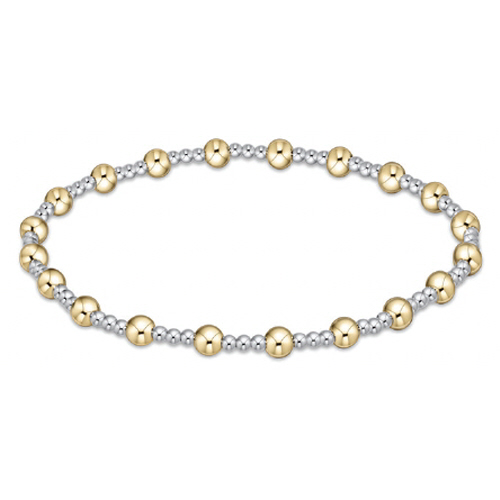 ENewton Classic Sincerity Pattern 4mm Bead Bracelet - Gold main image 0
