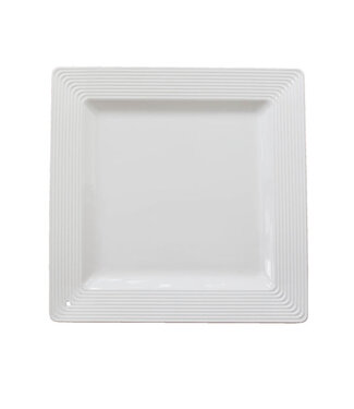NORA FLEMING Pinstripes Square Platter
