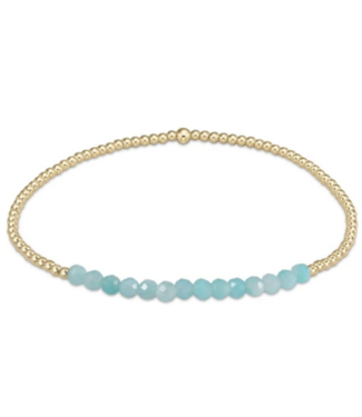 ENEWTON DESIGN Bliss 2mm Bead Bracelet - Amazonite/Gold