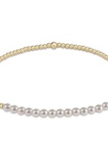 ENEWTON DESIGN Bliss 2mm Bead Bracelet - Pearl/Gold
