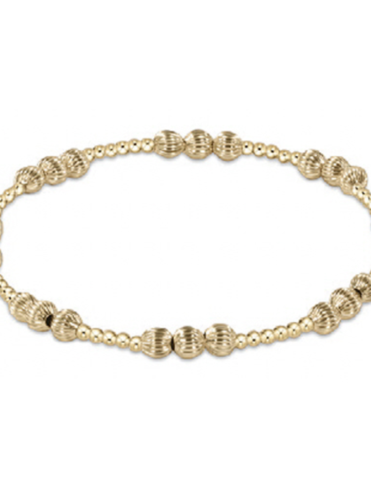 ENEWTON DESIGN Dignity Joy Pattern 4mm Bead Bracelet - Gold