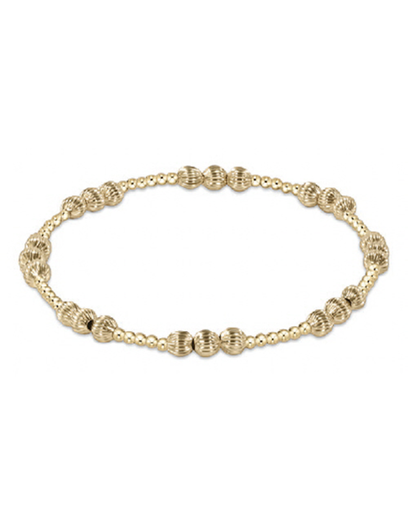 ENEWTON DESIGN Dignity Joy Pattern 4mm Bead Bracelet - Gold