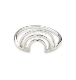 PURA VIDA Chasing Rainbows Ring in Silver