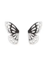 PURA VIDA Fly Away Butterfly Stud Earrings in Silver PURA VIDA Fly Away Butterfly Stud Earrings in Silver