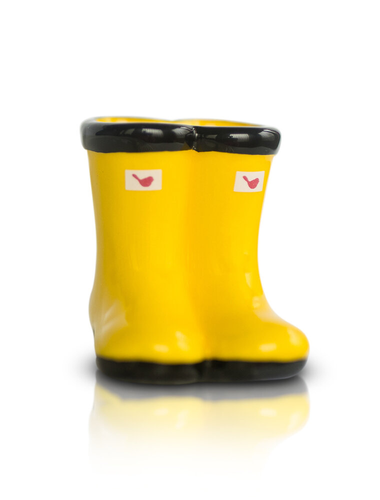 NORA FLEMING *Limited Edition* St. Jude Jumpin' Puddles Rain Boots Mini