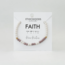 Faith Morse Code Bracelet - Lilac & Cream