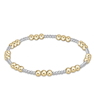 ENEWTON DESIGN Classic Joy Pattern 4mm Bead Bracelet - Mixed Metal