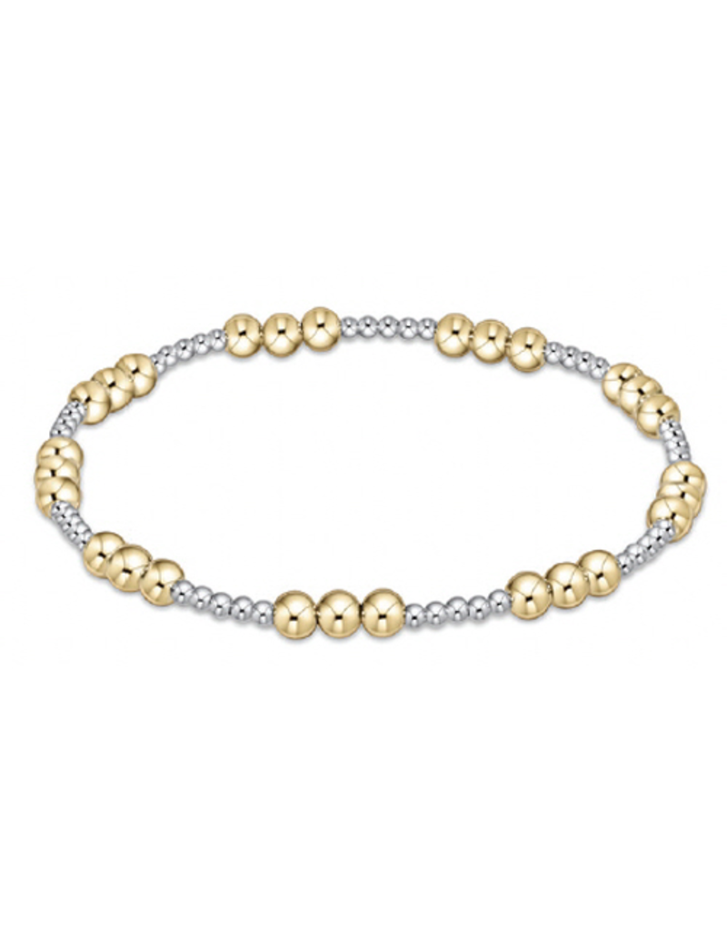 ENEWTON DESIGN Classic Joy Pattern 4mm Bead Bracelet - Mixed Metal