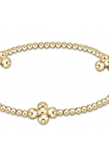ENEWTON DESIGN Signature Cross Pattern 2.5mm Bead Bracelet - Gold