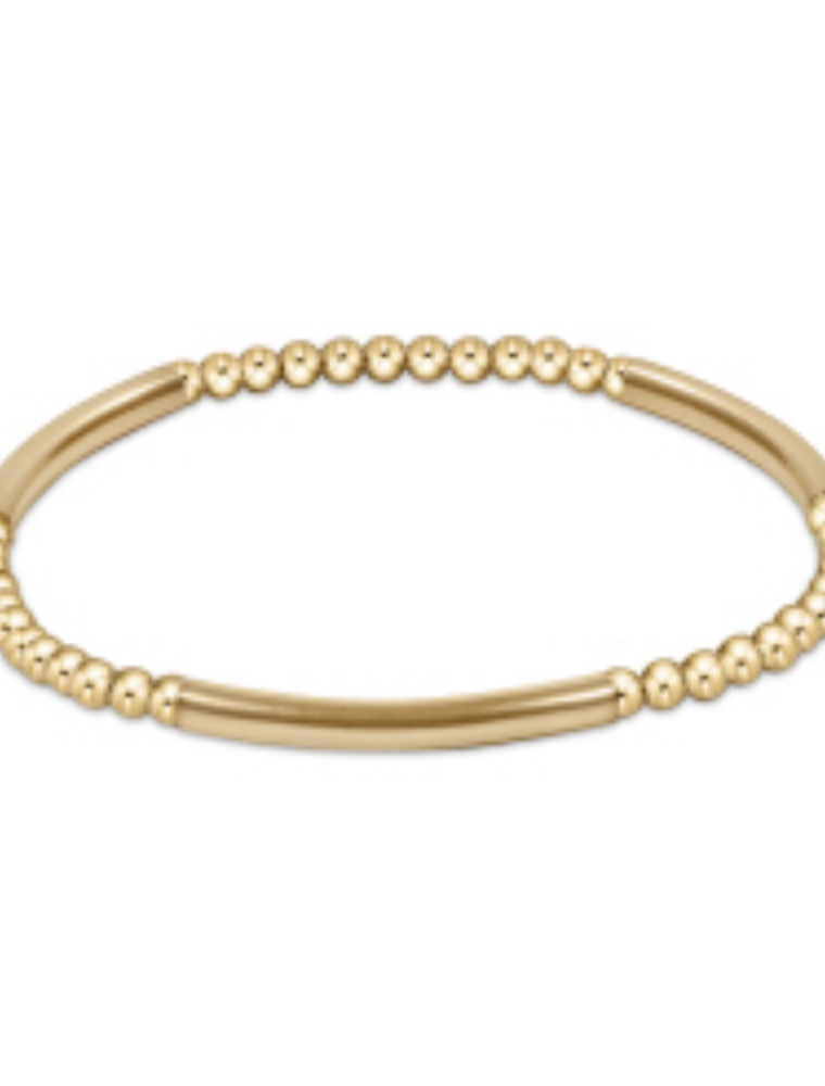ENEWTON DESIGN Bliss Bar Pattern 3mm Bead Bracelet - Gold