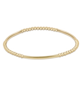 ENEWTON DESIGN Bliss Bar Pattern 2.5mm Bead Bracelet - Gold