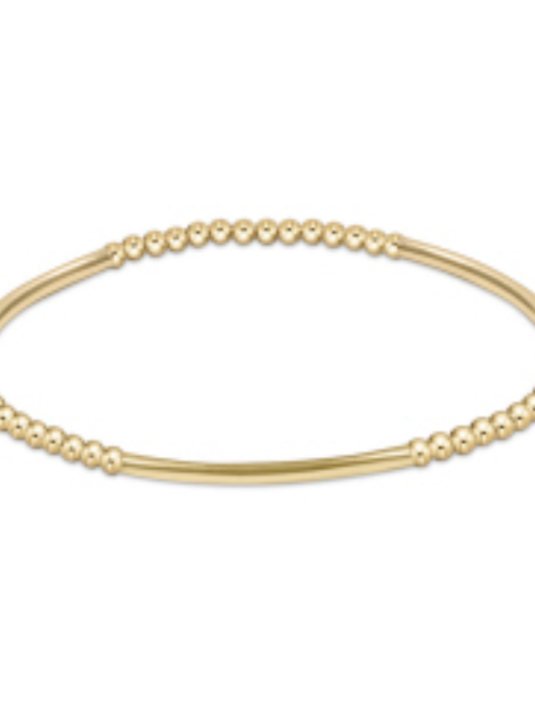 ENEWTON DESIGN Bliss Bar Pattern 2.5mm Bead Bracelet - Gold