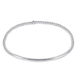 ENEWTON DESIGN Silver Classic 2mm Bead Bracelet - Silver Bliss Bar