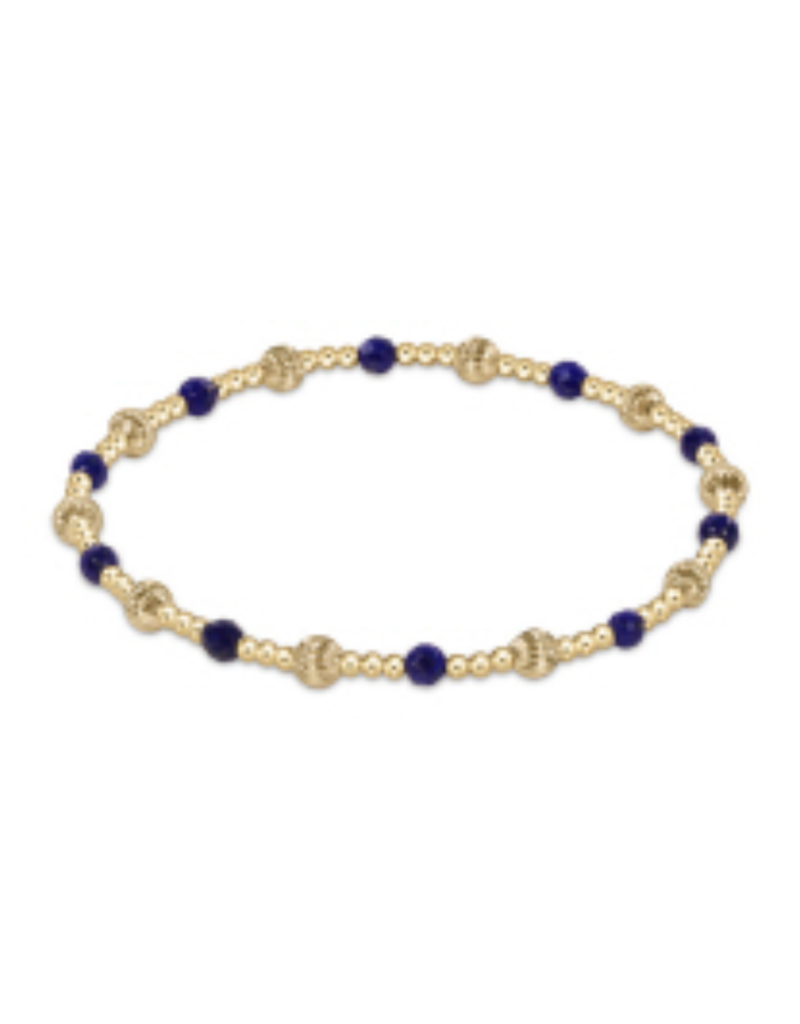ENEWTON DESIGN Dignity Sincerity Pattern Bead Bracelet - Lapis/Gold