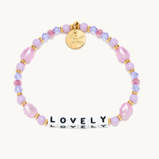 LITTLE WORDS PROJECT Lovely Bracelet - Purple Lace