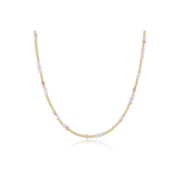 ENEWTON DESIGN Hope Unwritten Gemstone 15" Choker Necklace - Pink Opal