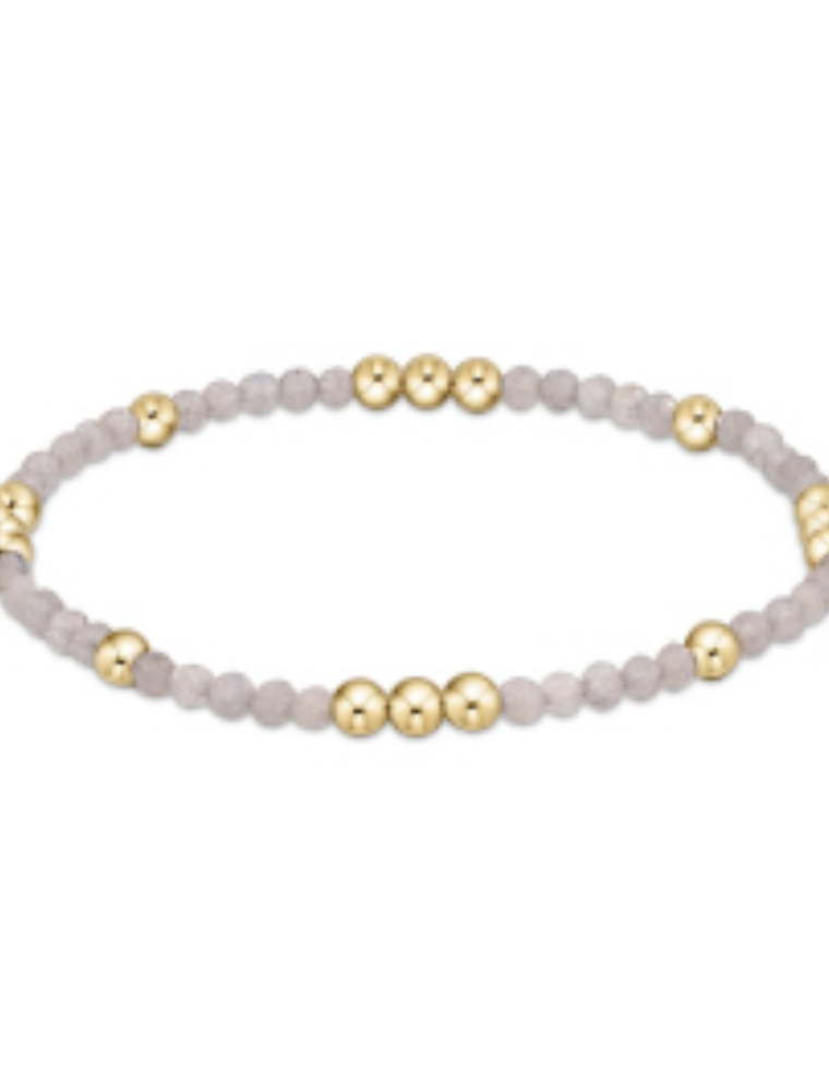 ENEWTON DESIGN Worthy Pattern 3mm Bead Bracelet - Labradorite/Gold