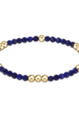 ENEWTON DESIGN Worthy Pattern 3mm Bead Bracelet - Lapis/Gold ENEWTON DESIGN Worthy Pattern 3mm Bead Bracelet - Lapis/Gold